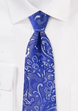 Morning Glory Proper Paisley Necktie