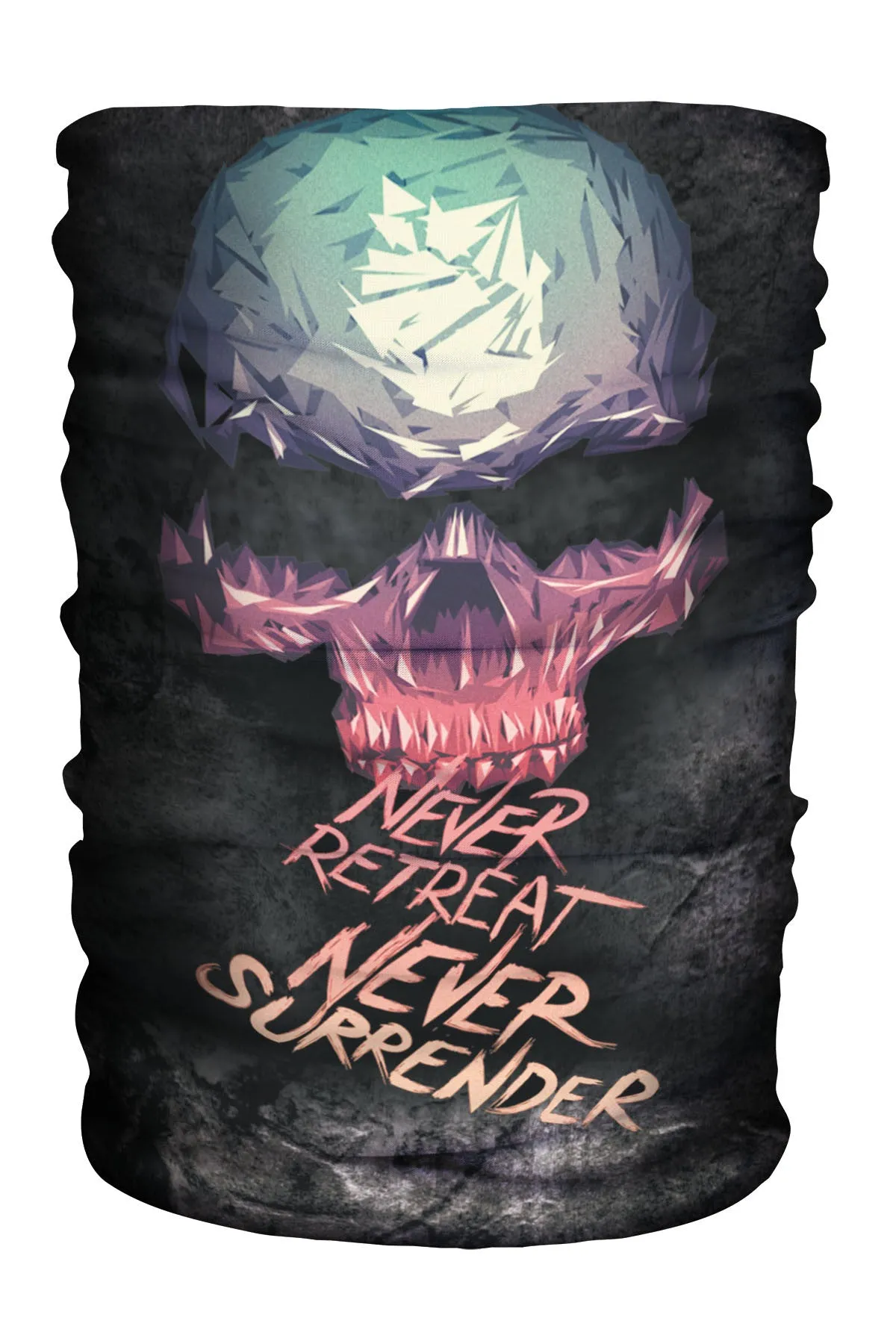 Multi-Gaiter Never Retreat Skull (SKU 1402 MG)