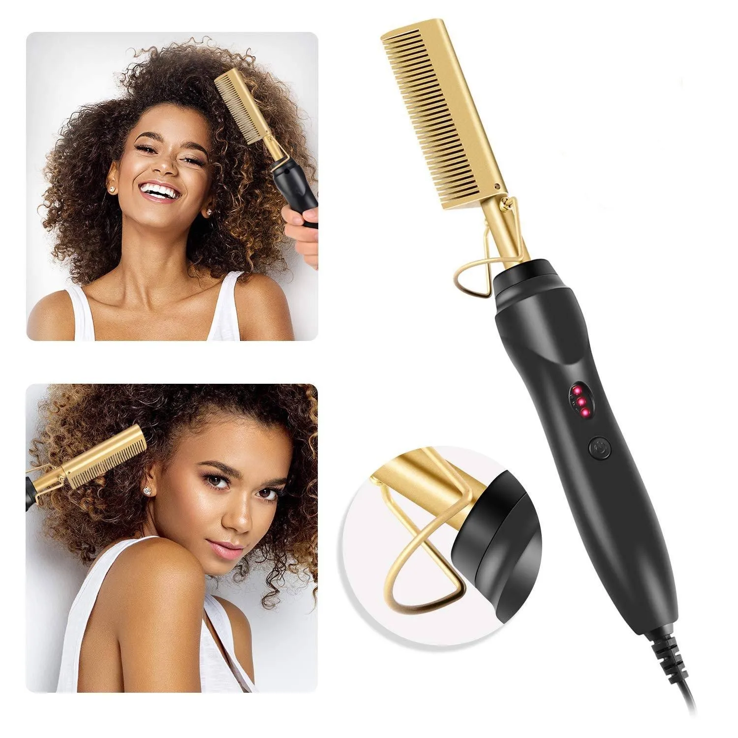 Multifunctional Hair Straightening Comb