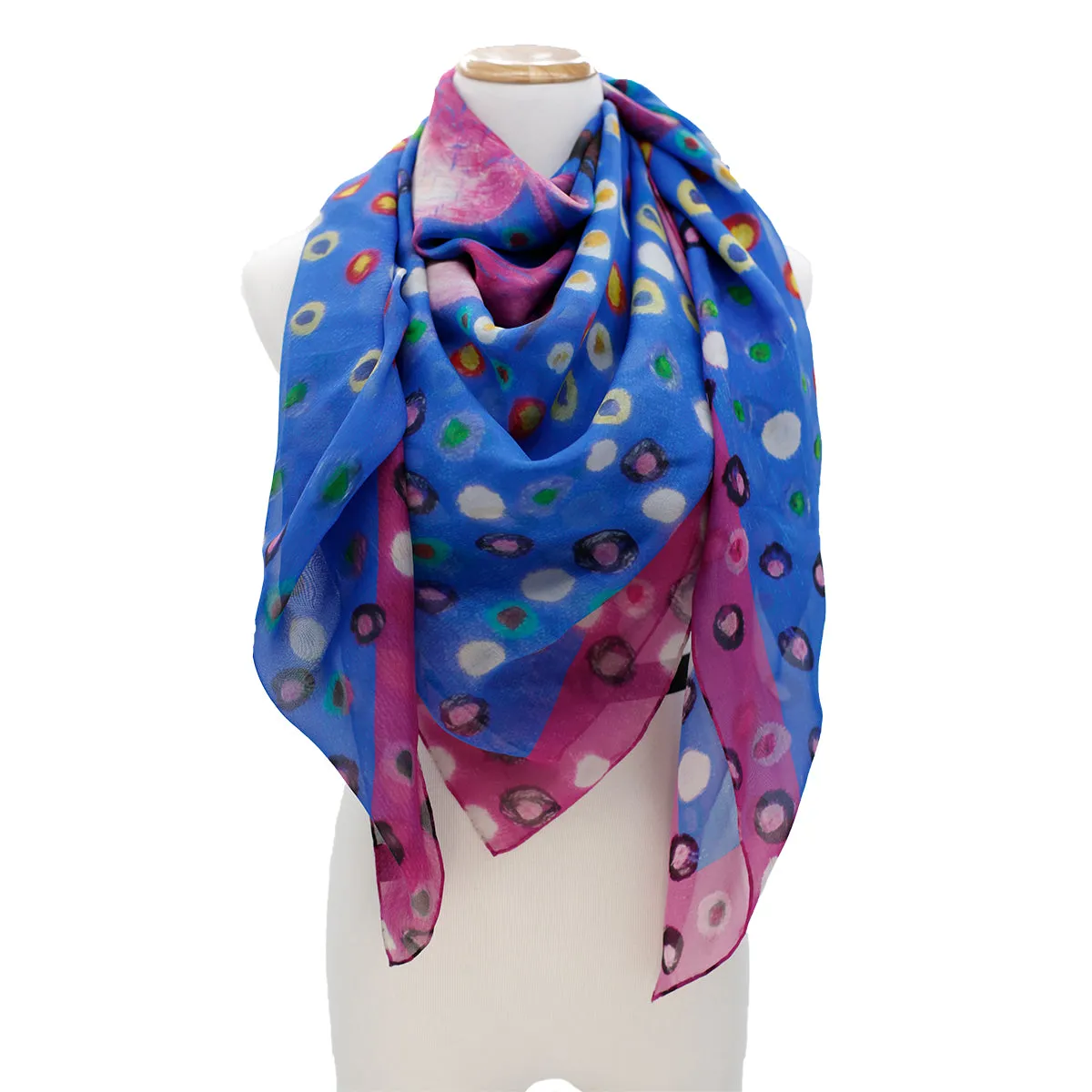 MY BLEEDING HEART Silk Square Scarf Shawl