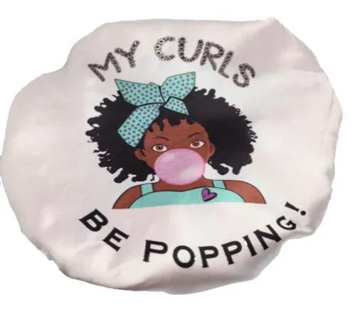 My Curls Reversable Satin Bonnet