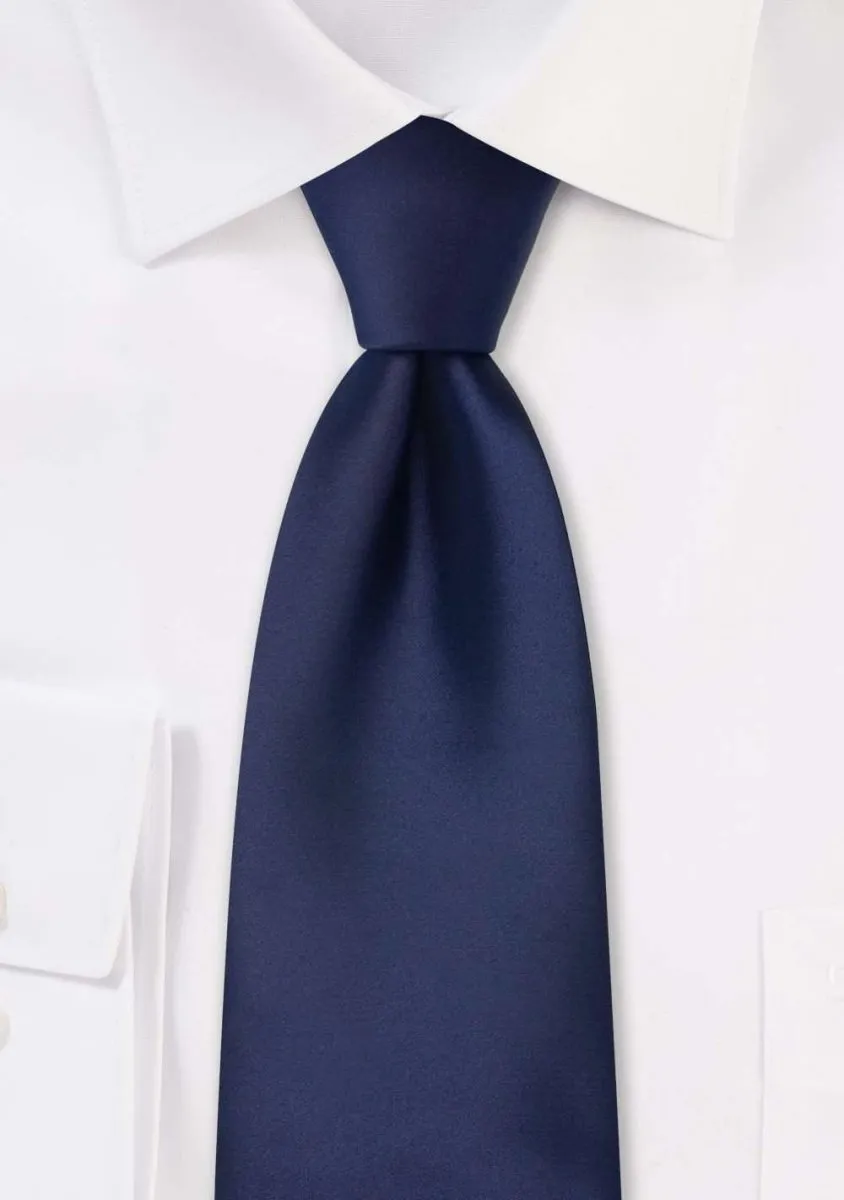 Navy Solid Necktie