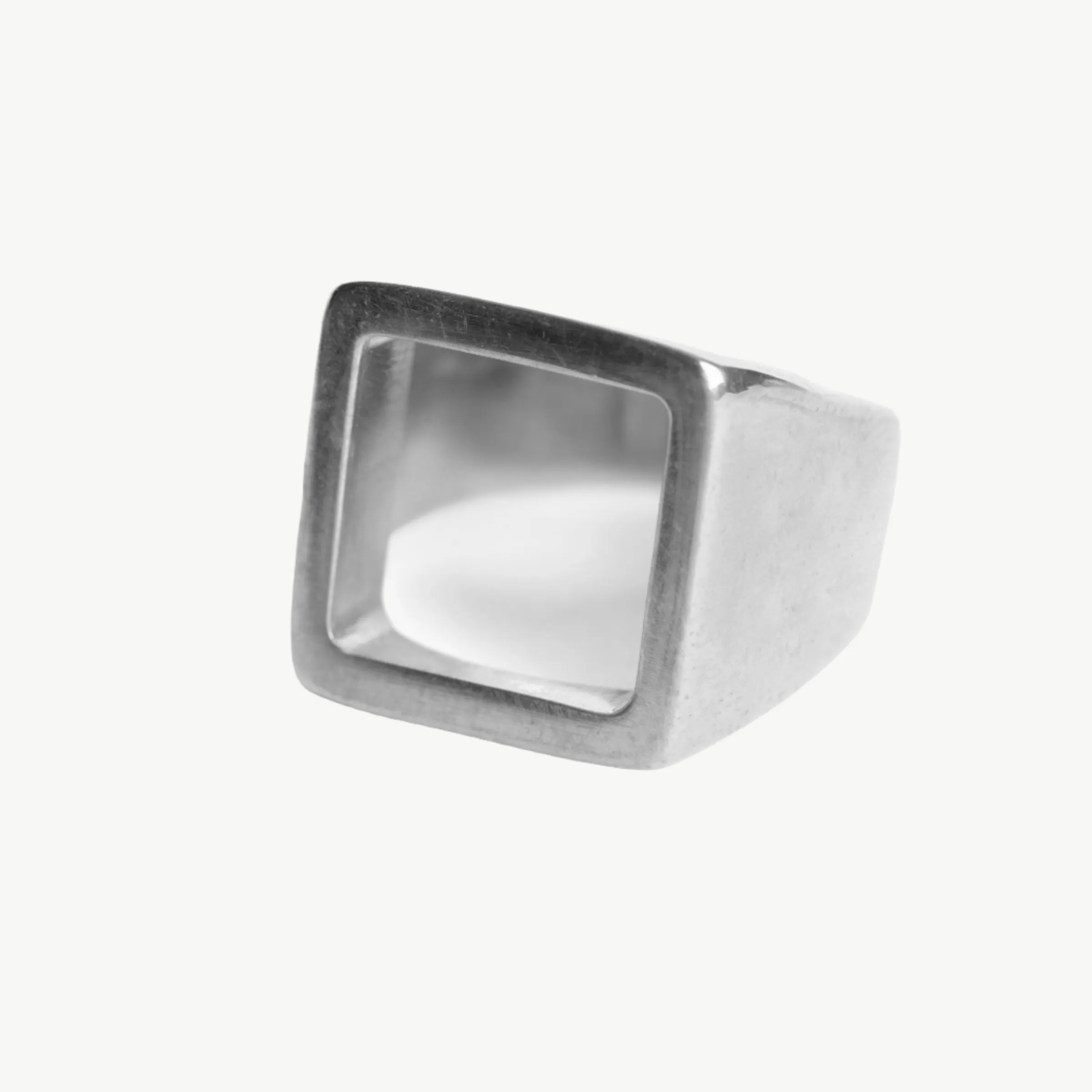 Open Square Statement Ring