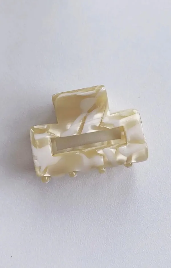 Pattern Micro Hair Claw Clip