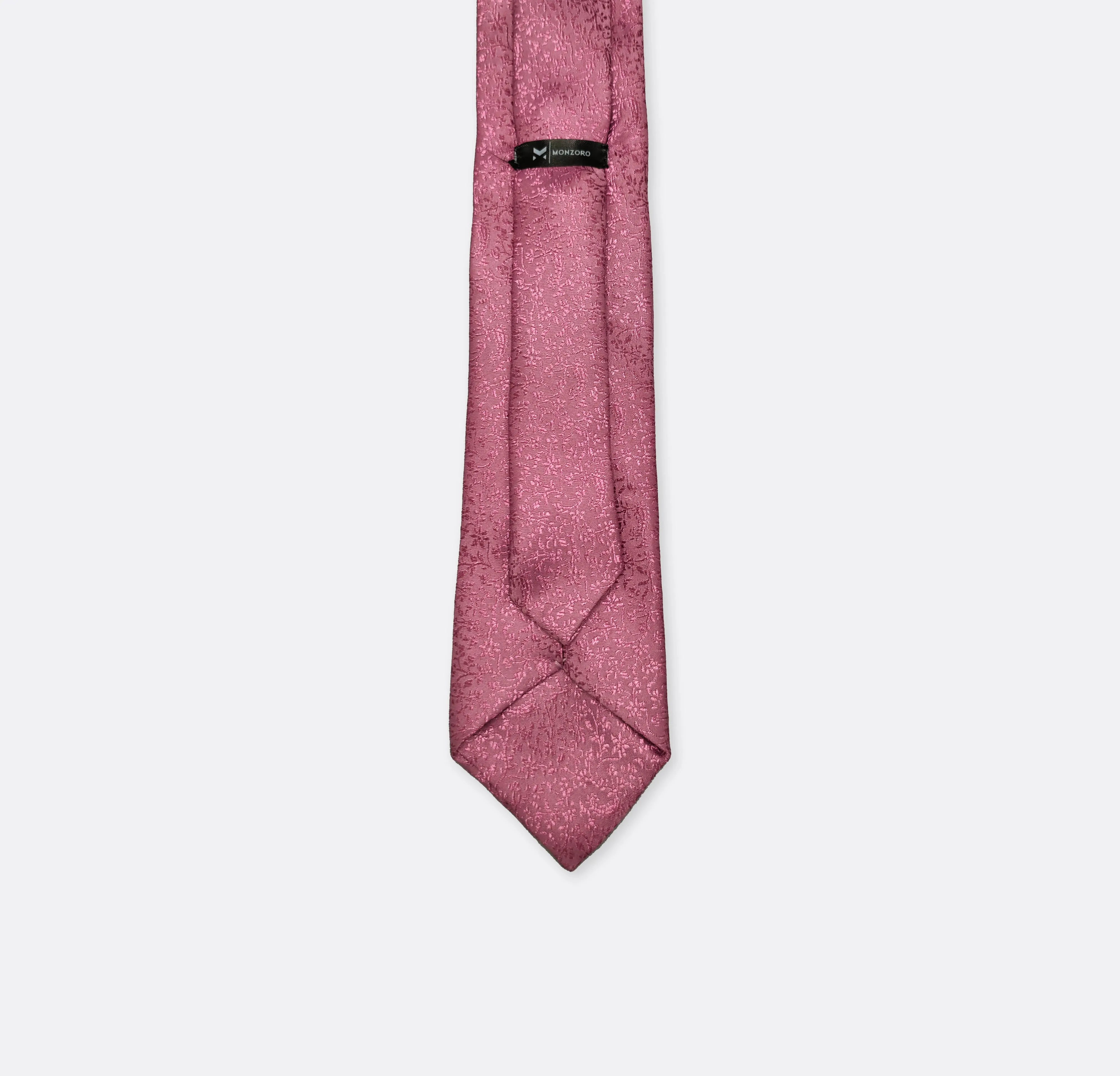 Peach pink self tie