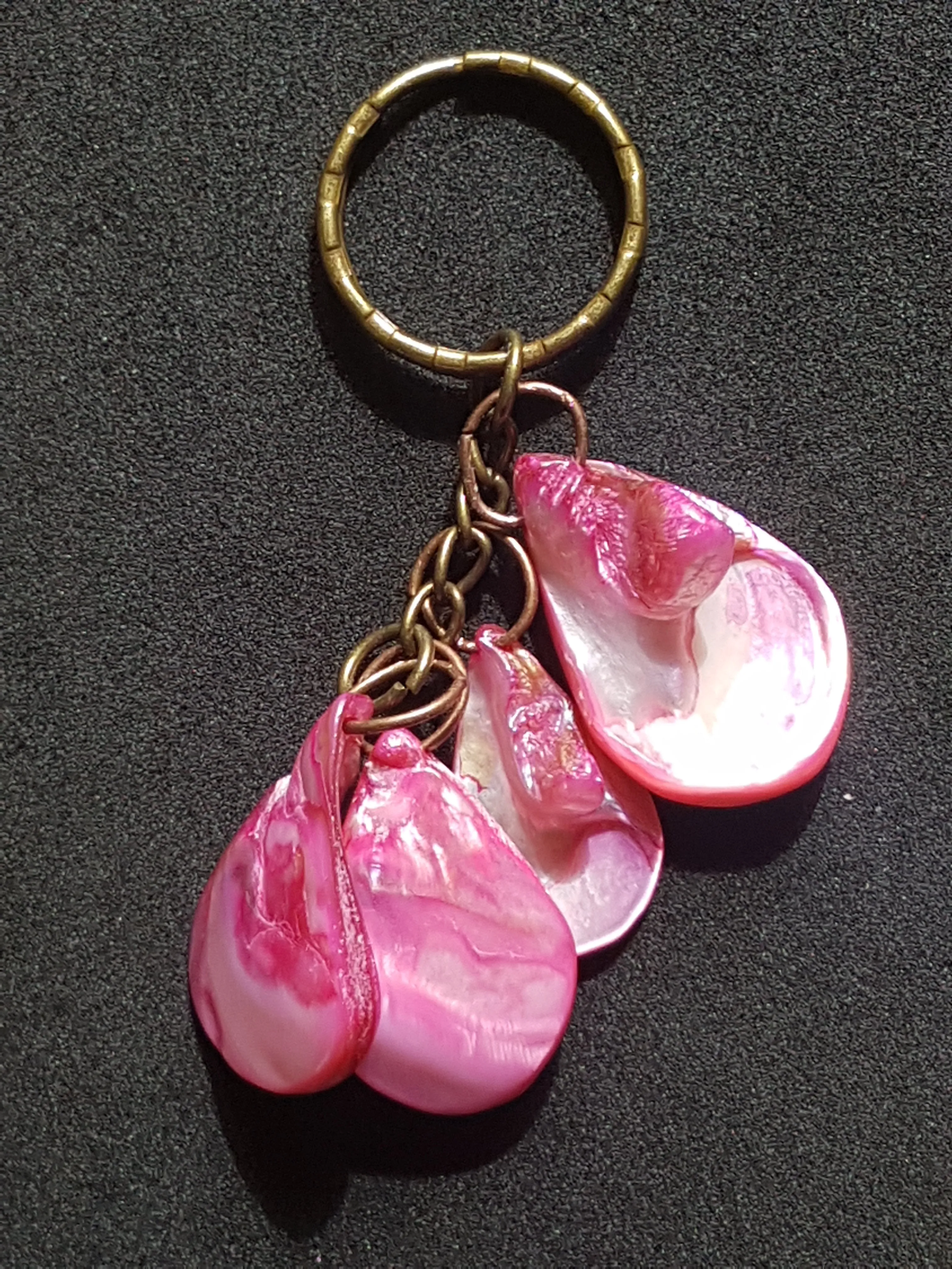 Pink Shells Keychain Bag Charm