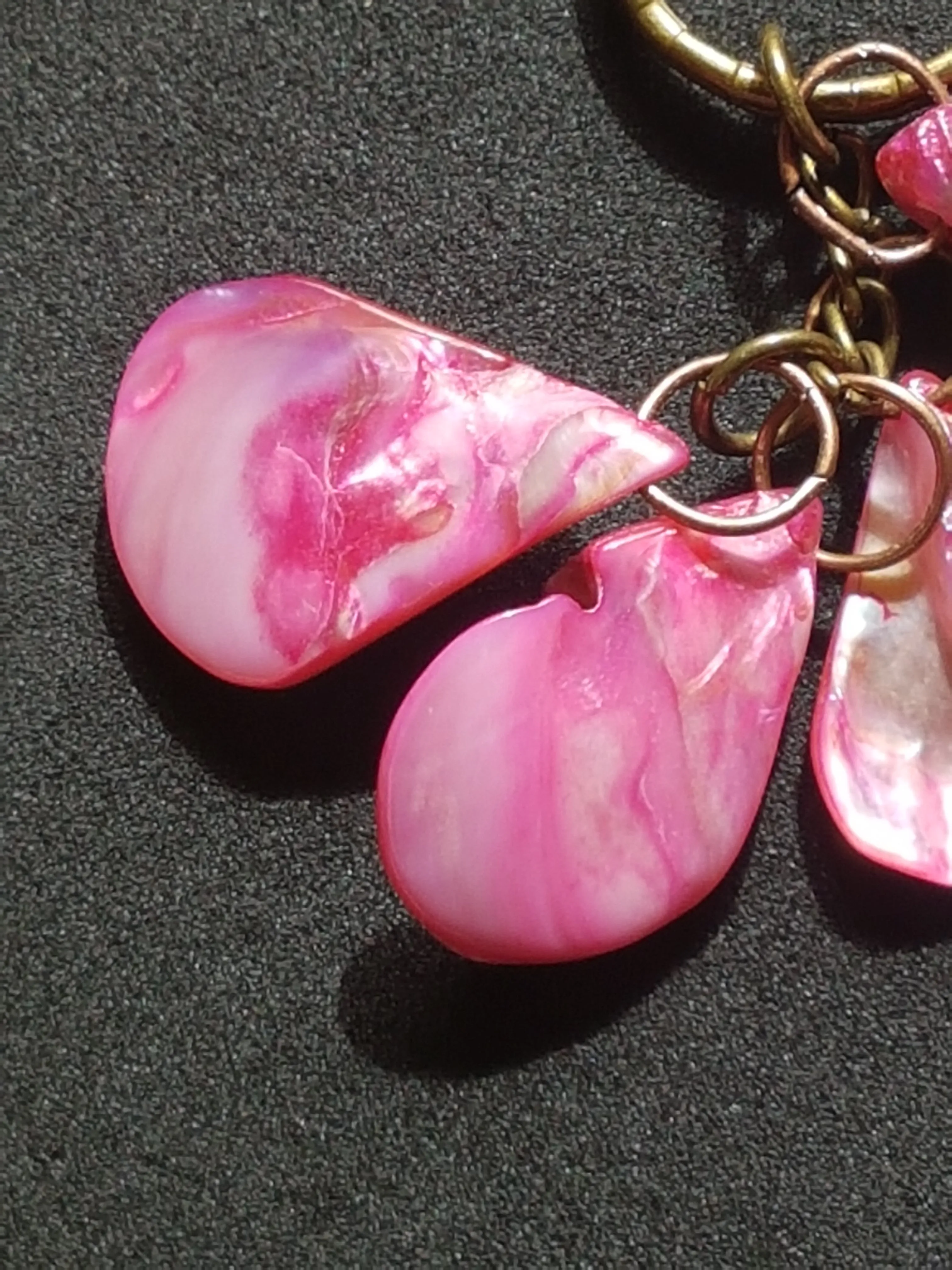 Pink Shells Keychain Bag Charm