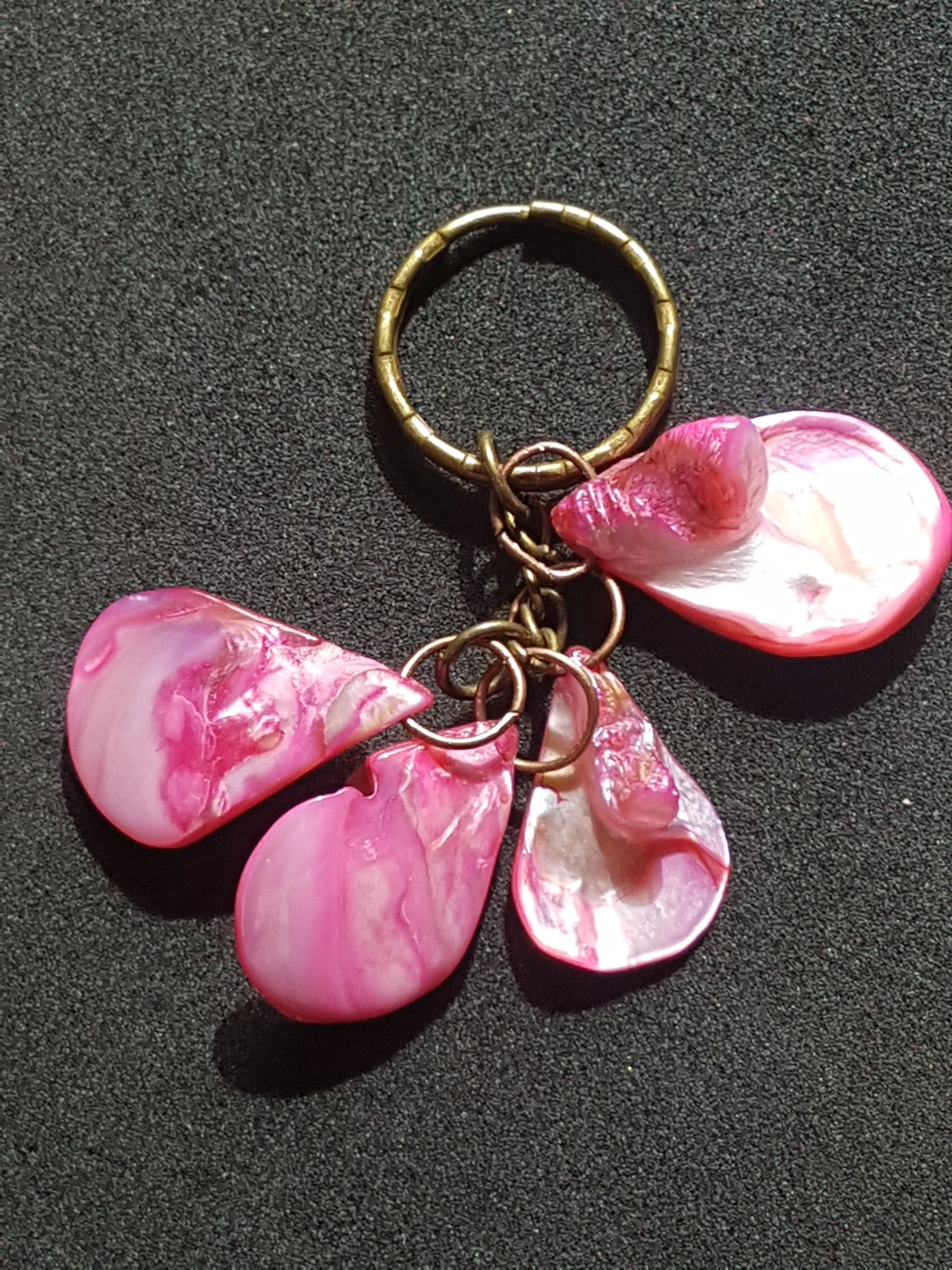 Pink Shells Keychain Bag Charm