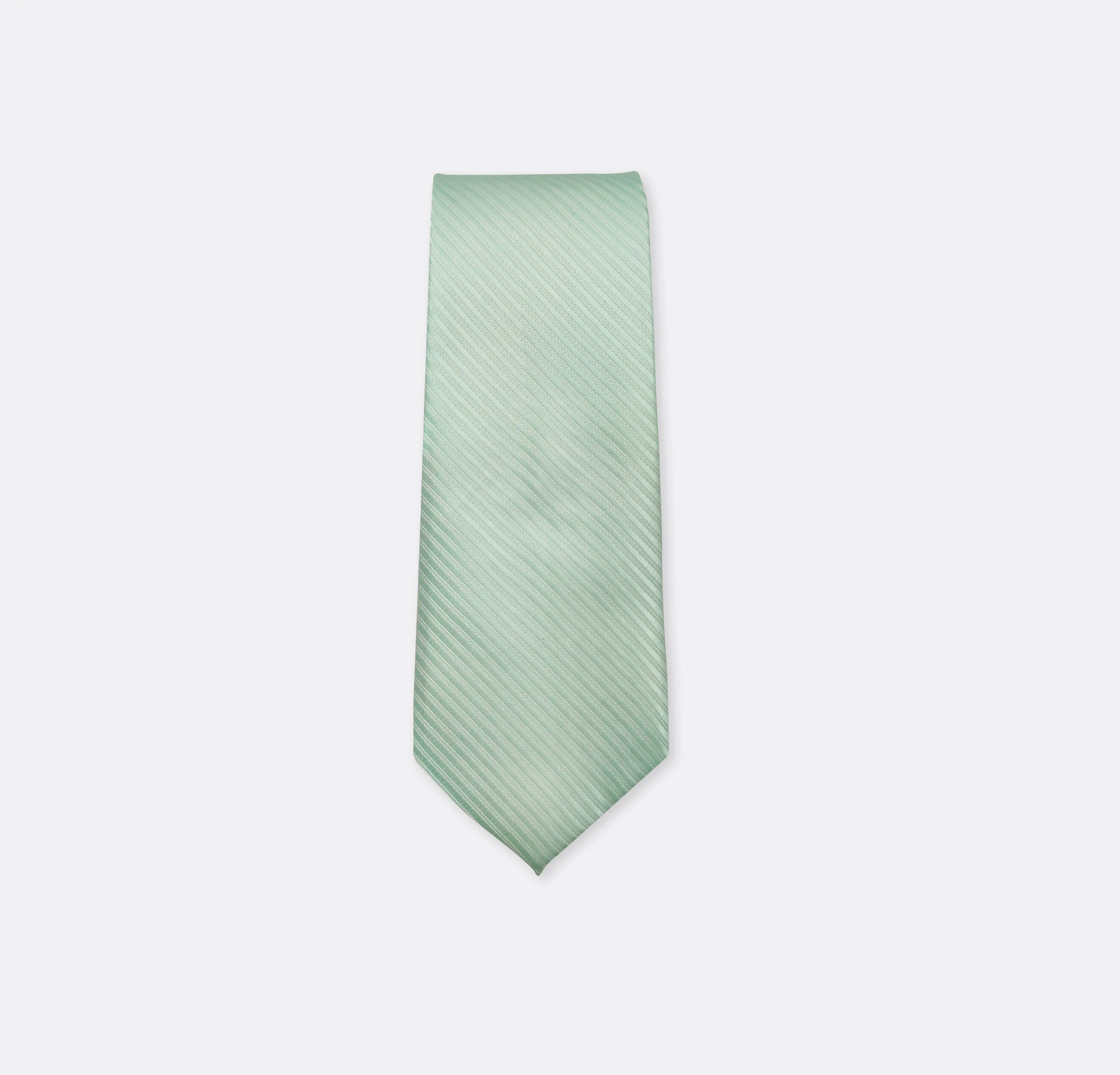 PISTACHIO DIAGONAL STRIPED NECK TIES