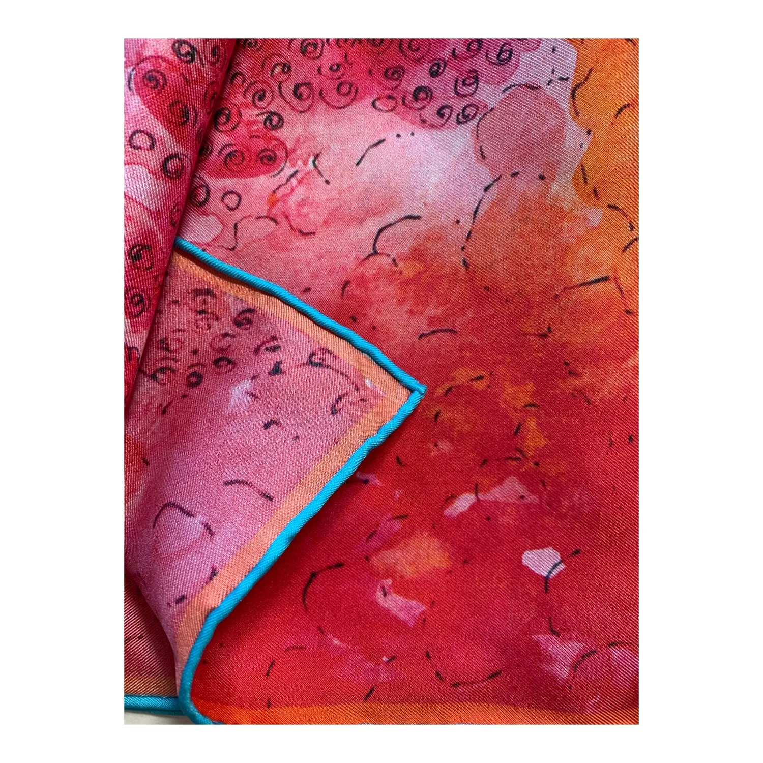 Rainbow Bridges - Square Silk Scarf