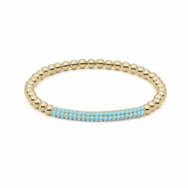 Raise the Bar | Turquoise Charm Bracelet