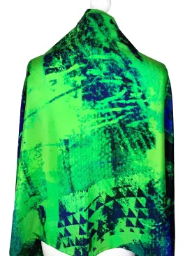 Rectangle 100% Silk Scarf by Clare O Connor - Irish Artist