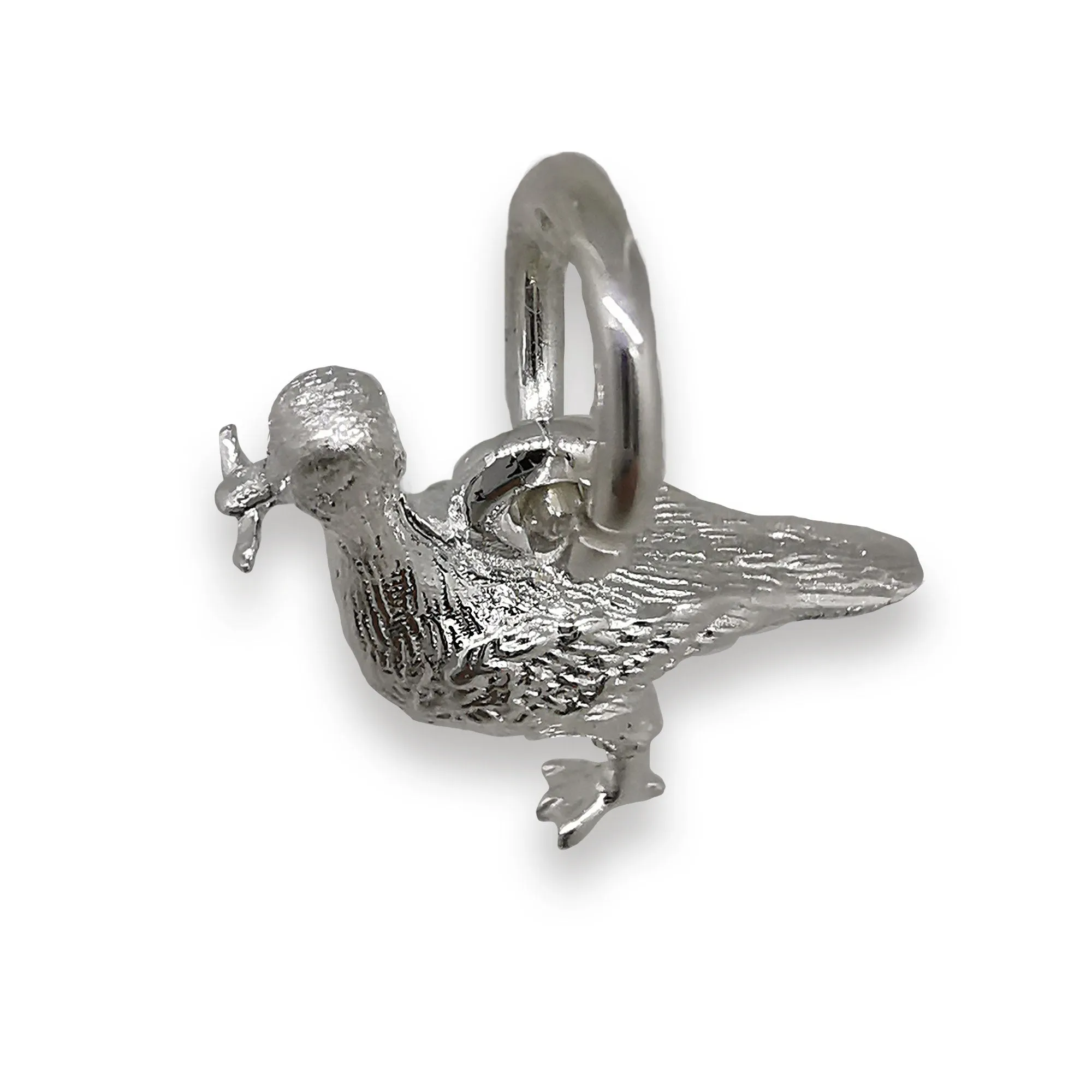 Seagull Silver Charm