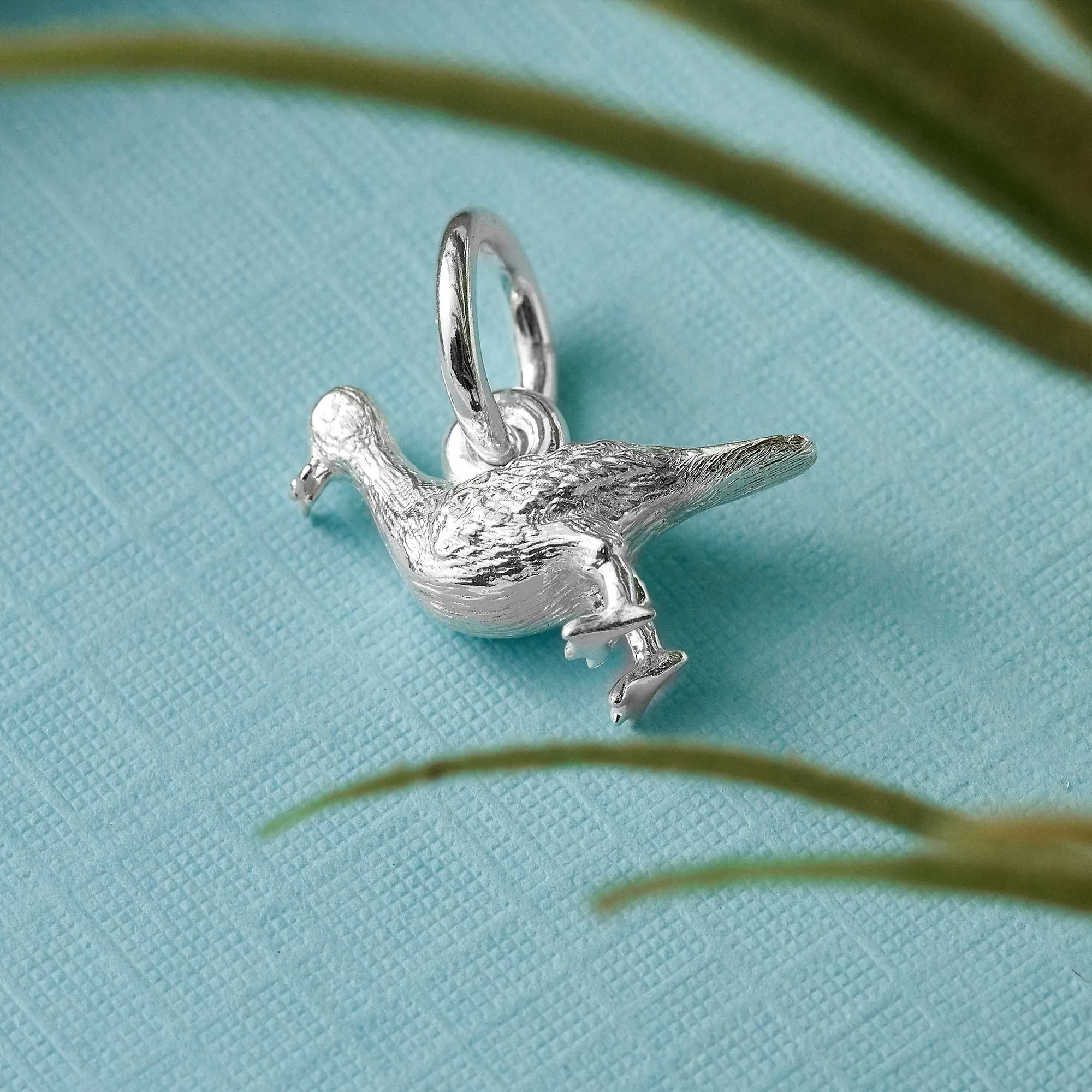 Seagull Silver Charm