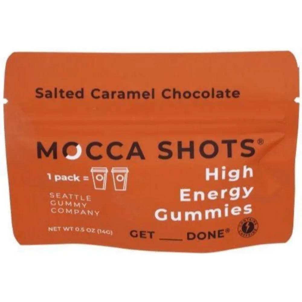 Seattle Gummy Company Mocca Shots Energy Gummies with Caffeine