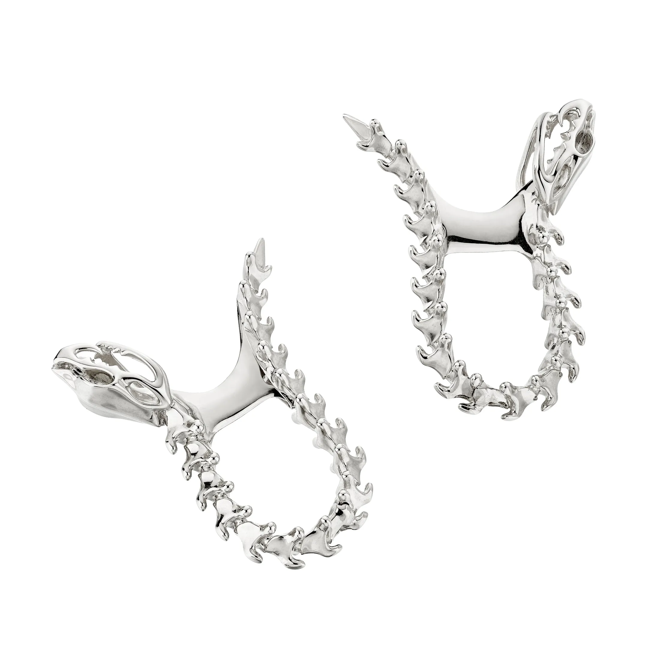 Serpent's Trace Cufflinks - Silver