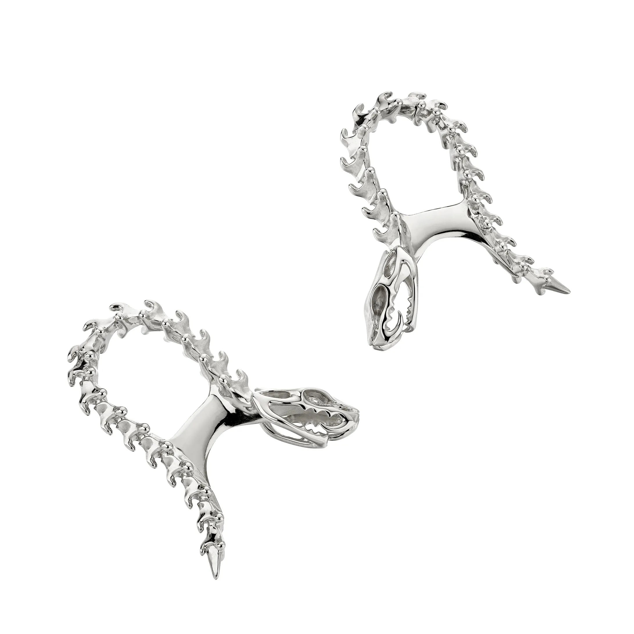 Serpent's Trace Cufflinks - Silver