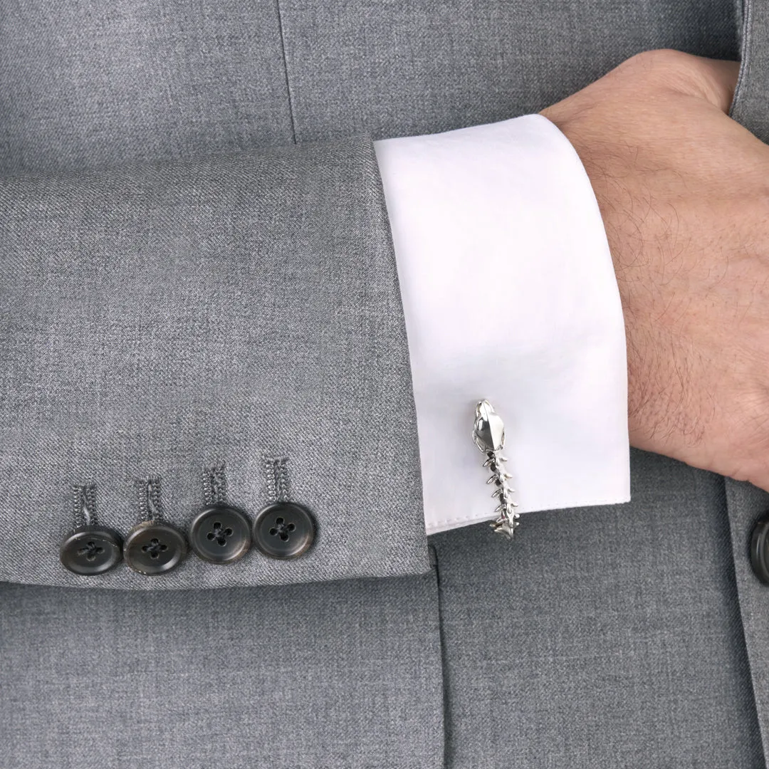 Serpent's Trace Cufflinks - Silver