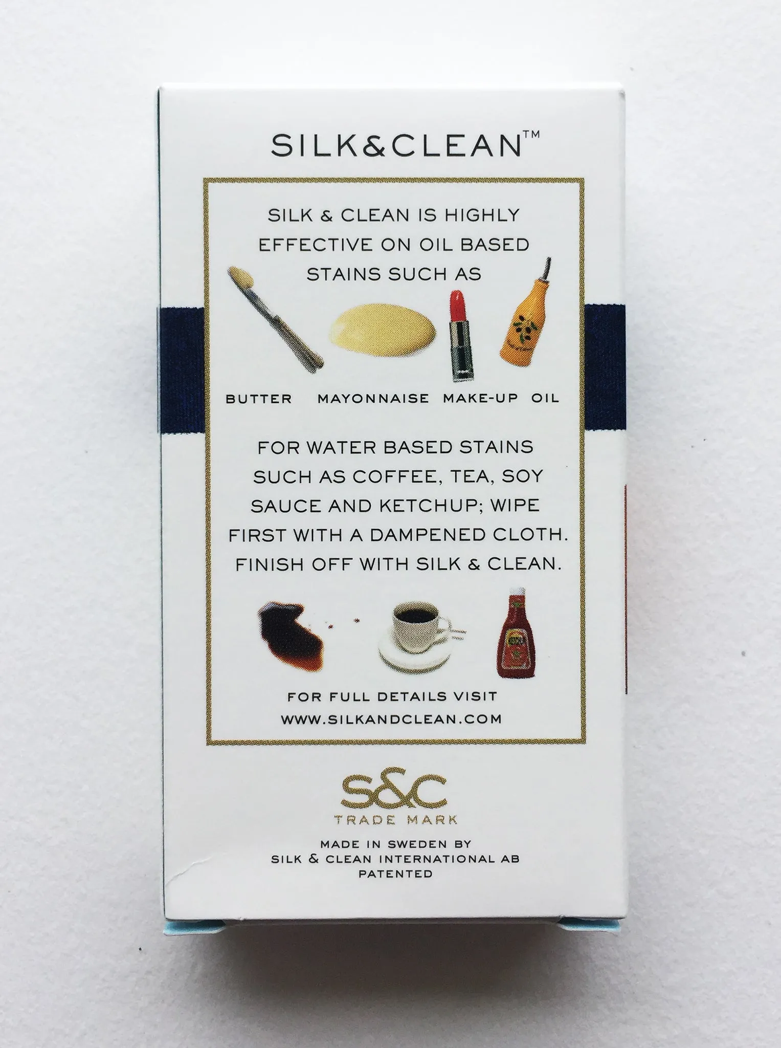 Silk and Clean sachets