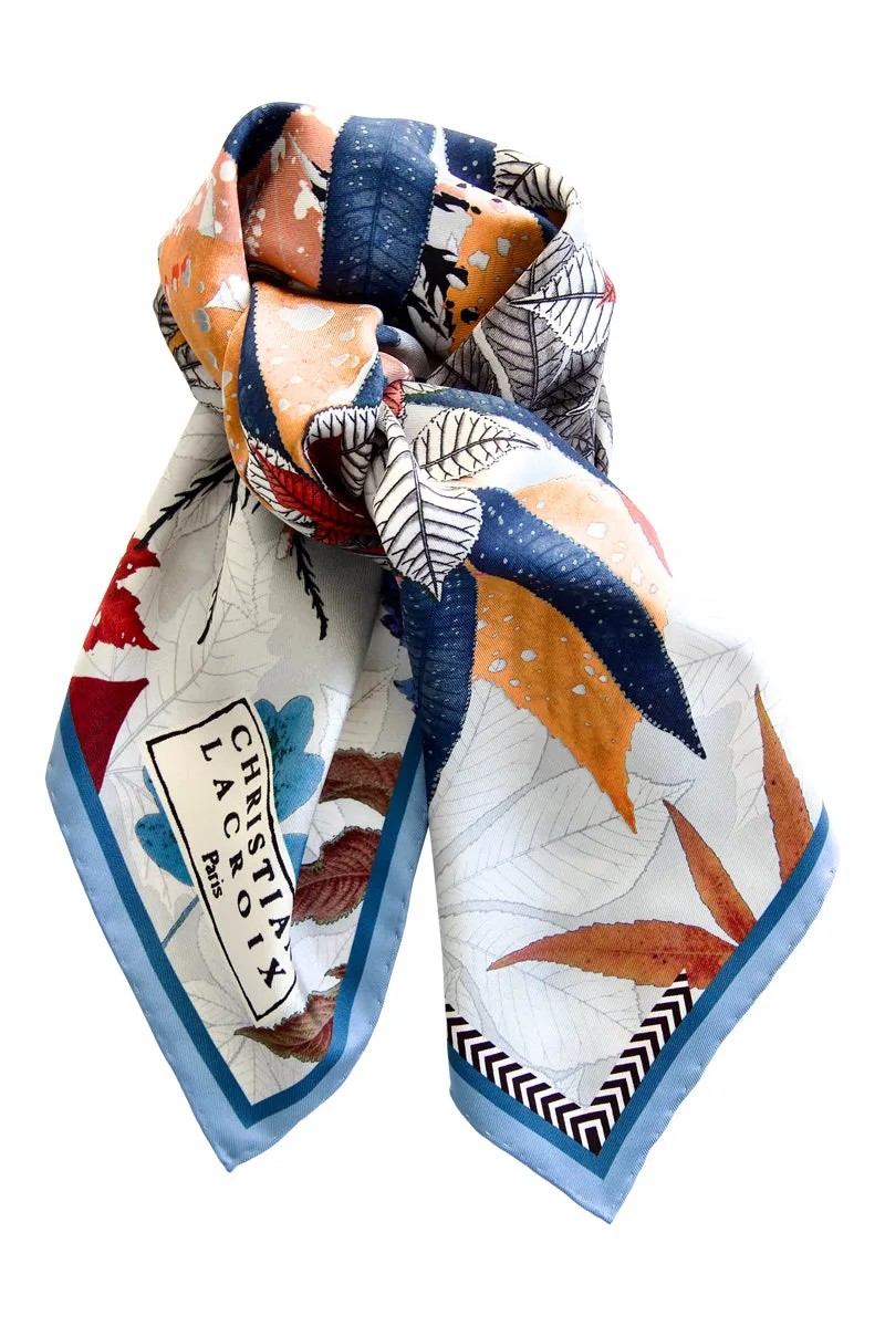 Silk scarf "Fall´ing Love" Lacroix - pearl