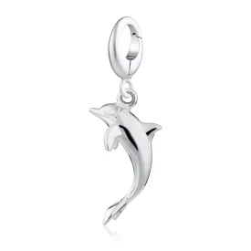 Silver Dolphin Charm