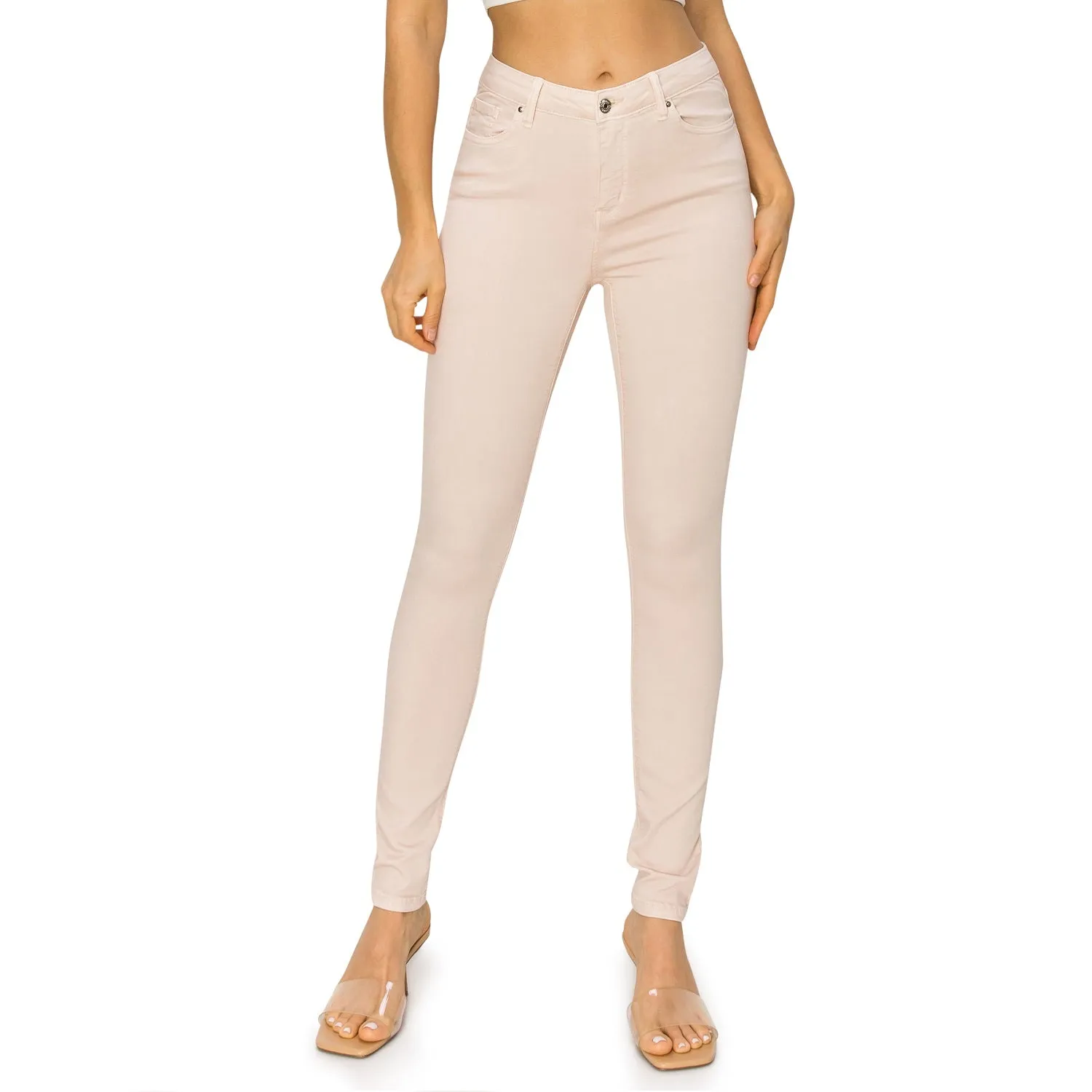 Soft Stretchy High Rise The Everyday Skinny Jeans - Oracle Pink