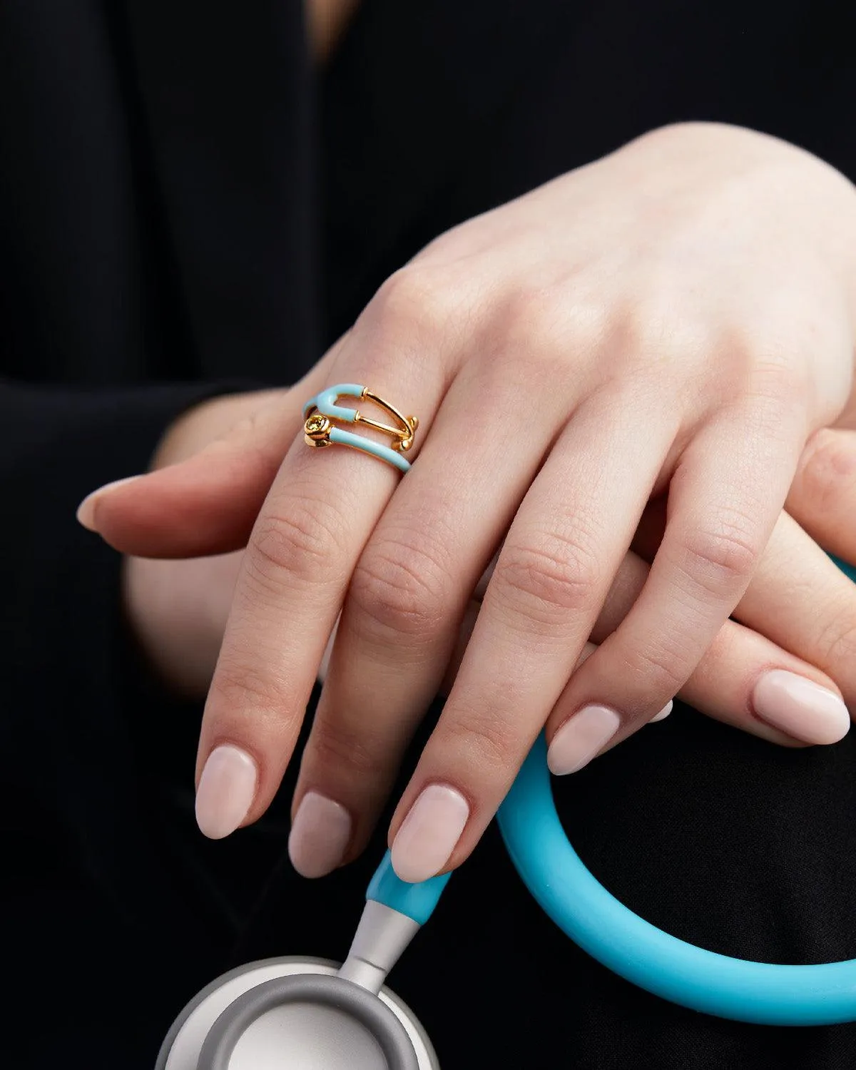 Stethoscope Enamel Ring