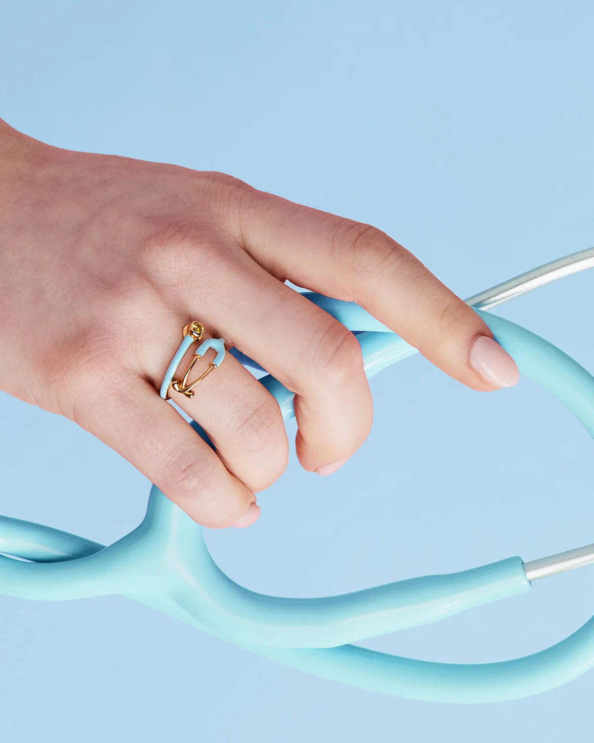 Stethoscope Enamel Ring