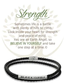 Strength: Leather Bracelet