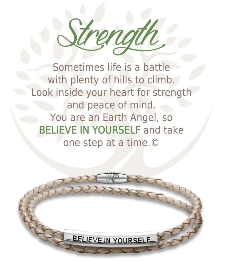 Strength: Leather Bracelet