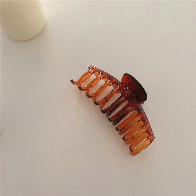 Sweet Scrub Color Acrylic Grasp Hair Clip