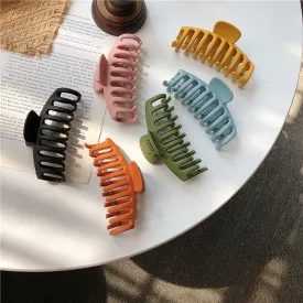 Sweet Scrub Color Acrylic Grasp Hair Clip