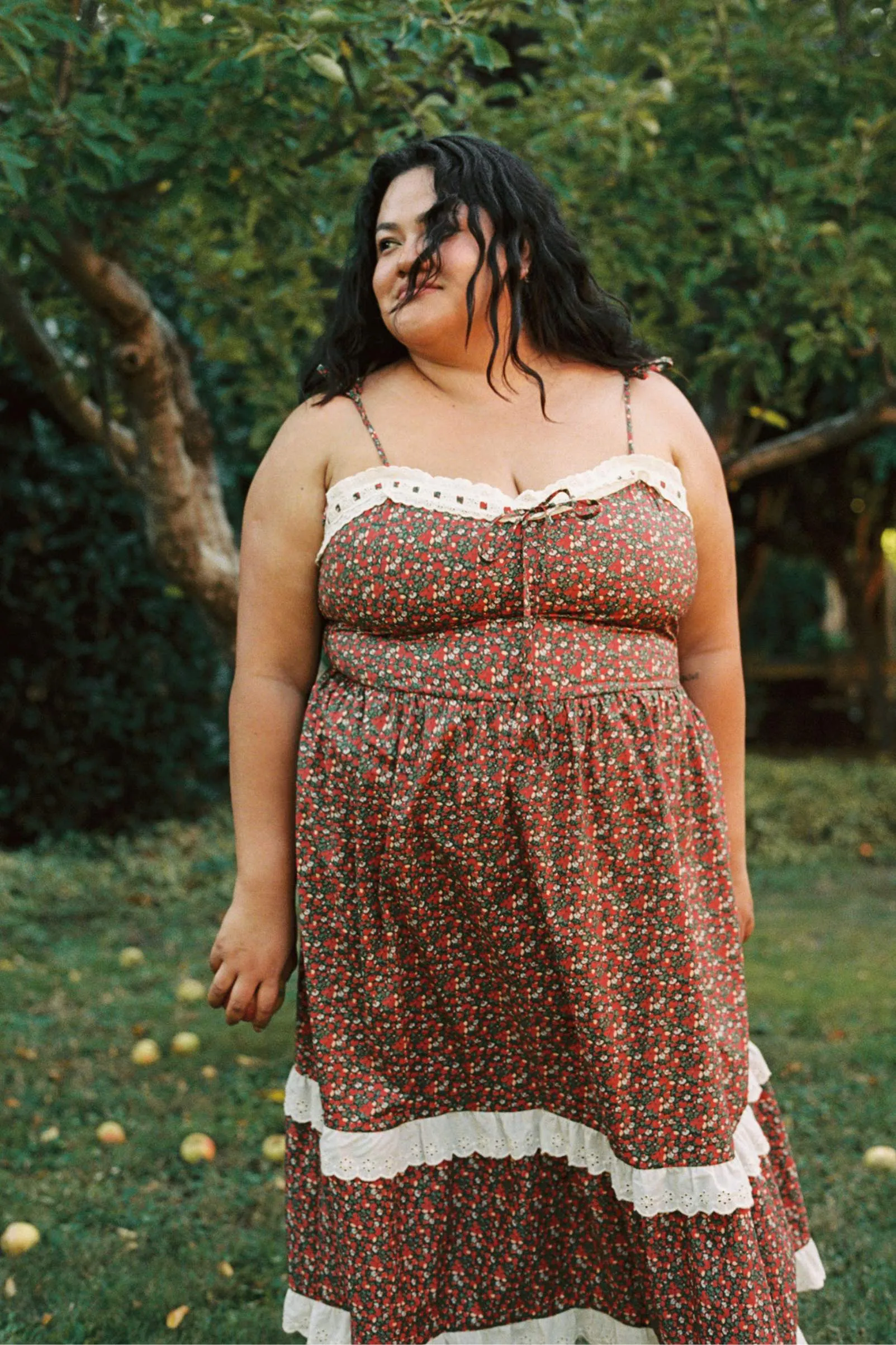 The Emma Dress Extended | Evergreen Apple Harvest