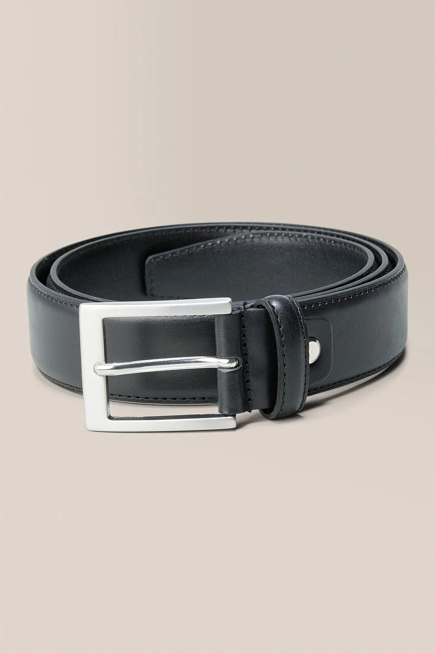 Topstitch Belt | Leather