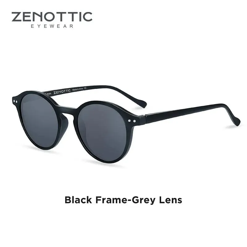 Vintage Chic: Small Round Frame Polarized Sunglasses for Women