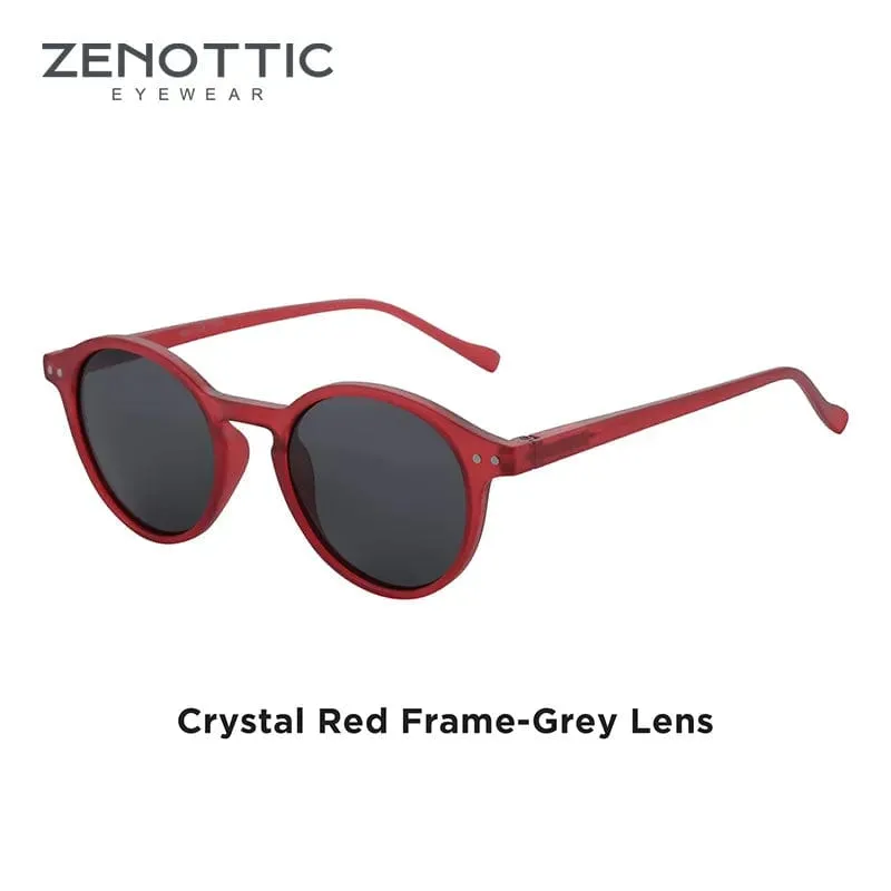 Vintage Chic: Small Round Frame Polarized Sunglasses for Women