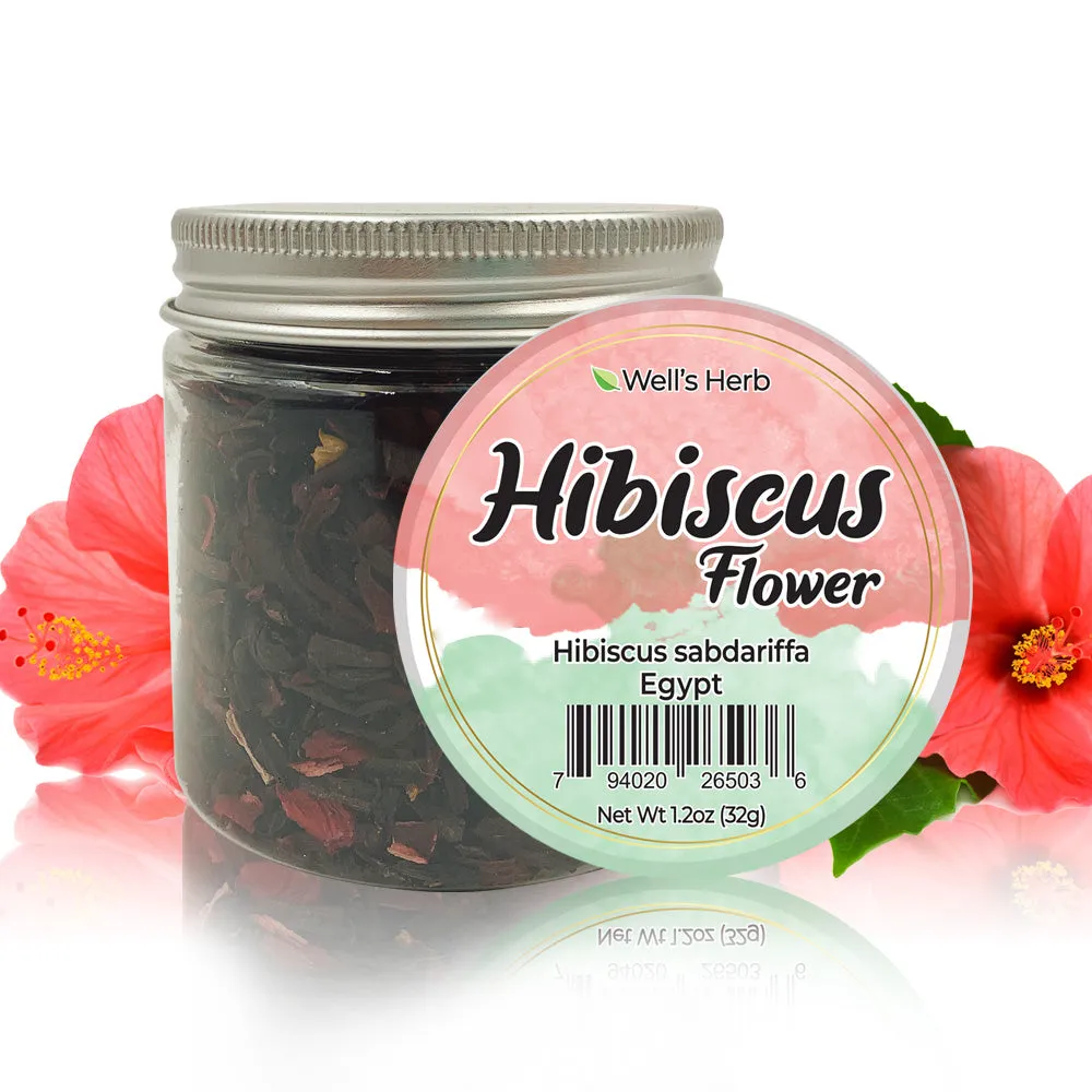 Well's Herb Dried Hibiscus Flower | 1.2 oz.