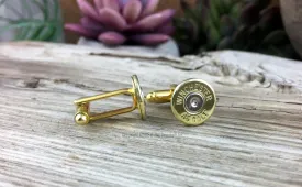 Winchester Colt 45 Brass Bullet Cufflinks